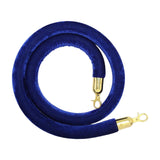 Maxbell 59inch Crowd Control Barrier Rope Versatile Replacement for Theaters Museums Blue