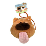 Maxbell 2x Plush Dog Keychain Cute Birthday Gift Decoration Pockets Purse
