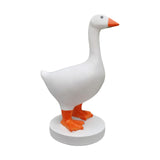 Maxbell Goose Statue Gifts Decorative Magnetic Goose Key Holder for Key Storage Desk Orange