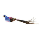 Maxbell 60pcs Artificial Peacock Feather Foam Birds Statue Display Garden Ornament