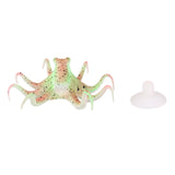 Maxbell Maxbell Generic Silicone Glowing Effect Underwater Aquarium Octopus Ornament Green