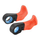 Maxbell 2 Pieces Bike Handlebar Thumb Rest Grips Fits 0.87 inch Handlebars Anti Slip Orange