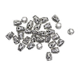 Maxbell 60 Pieces Alloy Plated Filigree Evil Eye Caps Focal Tassel End Caps Bead Cap