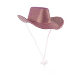 Maxbell Pet Dog Cowboy Hat Puppy Pet Dog Cat for Holiday Theme Party Cosplay Purple