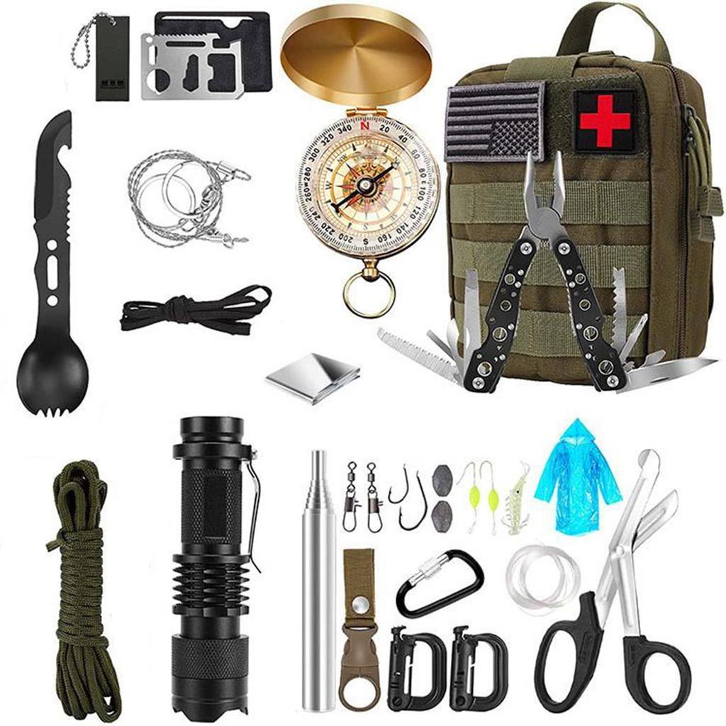 Maxbell Maxbell Outdoor Survival Kit Tactical Gear Emergency First Aid Supplies Survival Set