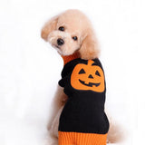 Maxbell Maxbell Fashionable Halloween Pumpkin Design Charms Sweater Warm Clothes Apparel Clothes For Pet Dogs Winter Clothing Outfit Gift S
