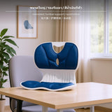 Maxbell Ergonomic Nursing Chair for expecting Women, Postpartum Mothers, and Office Use, soft pading foam ergonomic backrest support Seat, Adjustable Backrest pad, Portable Floor Sofa for Living Room, Bedroom, or Dorm Blue
