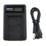 Maxbell LCD Display USB Travel Battery Charger + Charging Cable for Sony A9 A9R A9S NP-FZ100 - Aladdin Shoppers