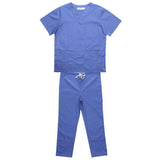 Maxbell Men Women Medical Spa Nursing Clinic Scrub Sets Hospital Uniform XXL Blue - Aladdin Shoppers