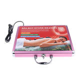 Maxbell Maxbell Pink Hot Stone Rock Heating Box Massage Stone Warmer Case Heater EU Plug