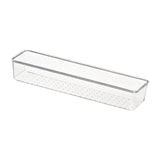 Maxbell Drawer Organizer Clear for Bedroom Dresser Kitchen Gadgets Utensils Bathroom 30.5cmx7.5cm