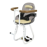 Maxbell Electric Bicycles Front Mount Seat Portable Easy to Install Kids Seat Saddle Guardrail