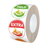 Maxbell 500x 4 Level Home Spiciness Indicator for Grocery Store Hot Sauce Restaurant
