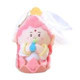 Maxbell Cartoon Lucky God Plush Toy Backpack Bag Pendant for Children Men Women Kids Guanyin