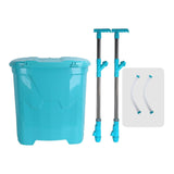 Maxbell Backpack Carrying Granular Fertilizer Spreader Manual Fertilizing Tool Style B
