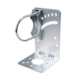 Maxbell Antenna Mast Clamp L Type Iron Antenna Pole Mount Bracket with Bolt for Home Style B