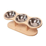 Maxbell Elevated Tilted Cat Bowl Pet Food Water Dish Indoor Watering Raised Dog Bowl