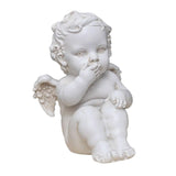 Angel Statue Collection Gift Angel Figurine for Bedroom Home Decor Bookshelf Style D
