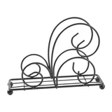 Maxbell Table Tissue Storage Holder Standing Napkin Dispenser for Cafe Party Kitchen Black