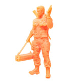 Maxbell 1/64 Scale People Figure Character Doll for Micro Landscape Miniature Scene