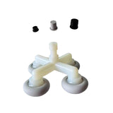 Maxbell Massager 4 Head Sturdy Easy to Use Relaxation Accessoires for Legs Neck Back Round Head