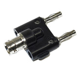 Maxbell 4xBNC Adapter Female Jack Dual Banana Binding Male Connector