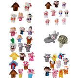 Maxbell 6set Fairy Tale Plush Cloth Dolls Finger Puppets Nursery Story Telling Hand Toys