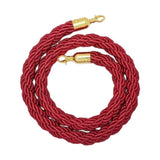 Maxbell Queue Line Barrier Rope 1.5 Meter 1x for Hotel Grand Openings Movie Theaters golden hook