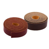 Maxbell 2 Pieces 10 Meters Long DIY PU Leather Straps Strips for Crafts  2cm Wide