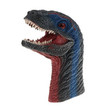 Maxbell Simulation Dinosaur Animal Head Model Hand Puppet Kids Toy Velociraptor