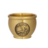 Maxbell Maxbell Feng Shui Bowl Craft Floral Arrangements Fortune Cylinder for Dorm Outdoor 9.5cmx7.5cm