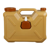 Maxbell Water Container with Spigot Bucket Water Tank for Fishing Backpacking Picnic 18L Yellow