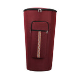 Maxbell Djembe Bag Anti Collision Adjustable Shoulder Straps African Drum Carry Case Red 10 inch