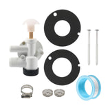 Maxbell RV Toilet Water Valve Kit Sturdy 385314349 for Pedal Flush Toilets RV C