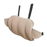 Maxbell Car Seat Waist Support Pillow Soft Waist Support Pillow for Travel Bed light brown