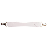 PU Leather Short Handbag Strap Replacement Purse Handle Holder 29cm White