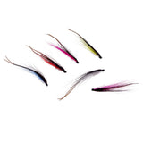Maxbell 12Pcs Tube Fly Fishing Mini Sunray Shadow Riffle Hitch Salmon Flies
