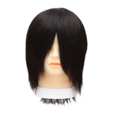 Maxbell Hair Mannequin Head Portable Training Head for Braiding Hair Styling Cutting Black