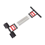 Maxbell Spring Chest Expander Foot Leg with 5 Spring Puller Workout 3 in 1 Exerciser