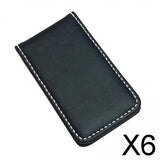 Maxbell 6xMagnetic Money Clip Dollar Cash Clamp Card Holder Wallet Black_80x46x8mm