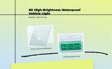 Light-emitting diode side marker light, turn flasher, clearance lamp, waterproof, suitable for 24V vehicles. Green 1 pc