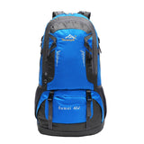 Maxbell 60L Waterproof Outdoor Backpack Sport Hiking Travel Rucksack Bag Blue - Aladdin Shoppers