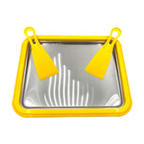 Maxbell Ice Cream Pan Fun Parent Child Activities Easy to Clean Ice Cream Cold Plate yellow