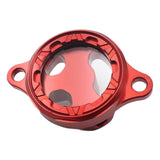 Maxbell Motorcycle Oil Filter Cover for Honda TRX450R 450er Cbf450R Cbf450x Red