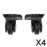 Maxbell 4xUniversal Silent Suitcase Luggage Casters Replacement Wheels for Travel Case