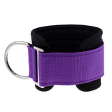 Maxbell Maxbell Exercise Fitness D-ring Ankle Anchor Straps Belt Training Equipment Purple