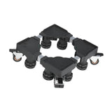 Maxbell Appliance Dolly Cart Portable for Laundry Pedestal Refrigerator Washer Dryer Black