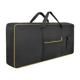 Maxbell 61Key Keyboard Bag Padded Electric Piano Case for Concert School Performance Yellow