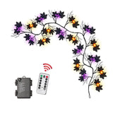 Maxbell Halloween Pumpkin String Lights Unique Waterproof for Outside Harvest Window 1.80m