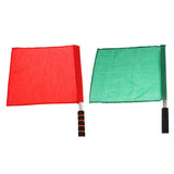 Maxbell 2 Pieces Sports Football Soccer Training Hockey Rugby Linesman Referee Flags